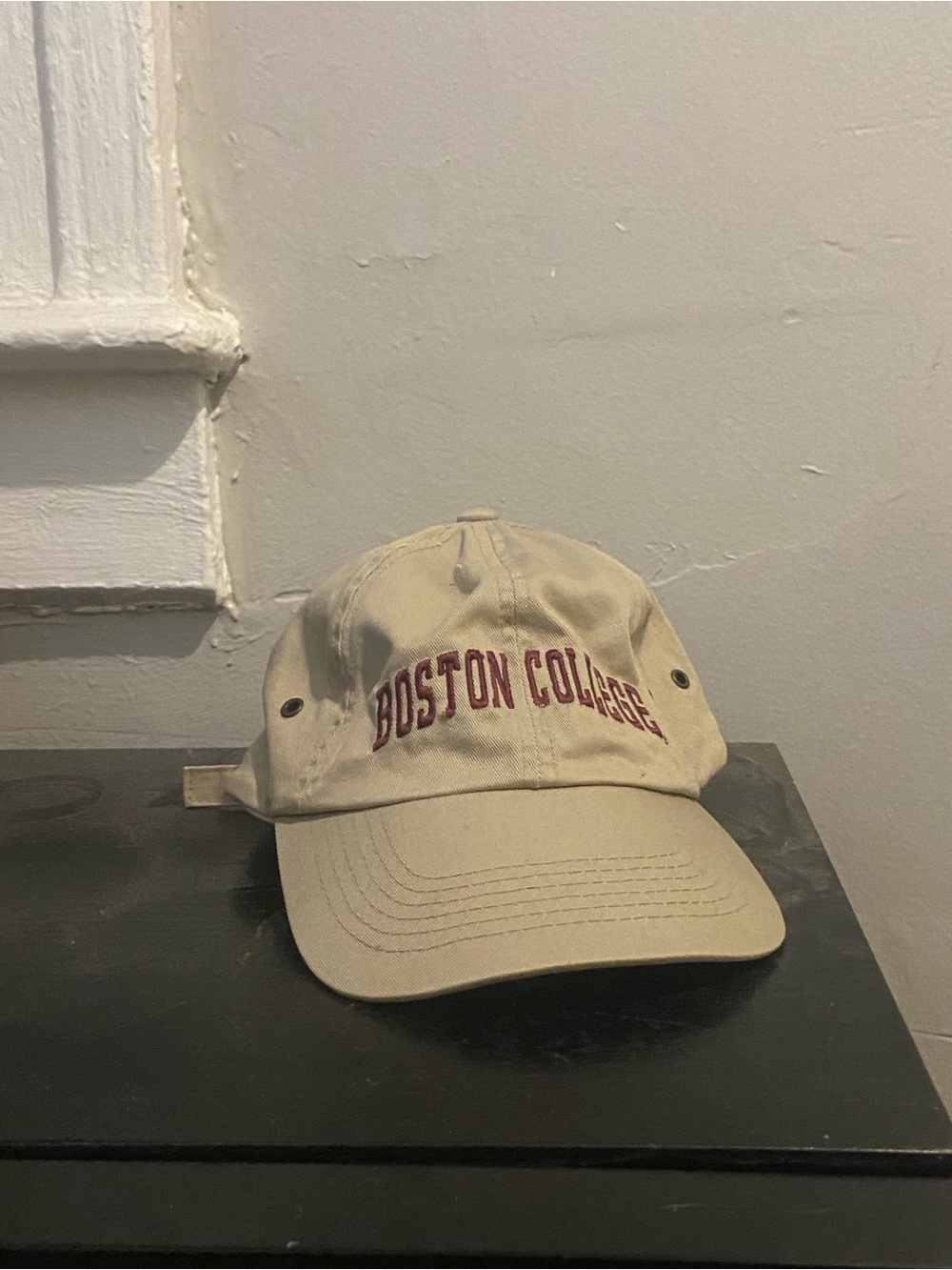 Boston College Beige Cotton Baseball Cap